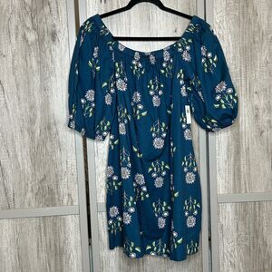 Old Navy Mini Dress Off The Shoulders Floral Size M